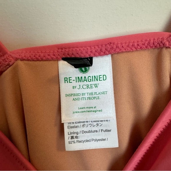 NWOT J.Crew Ruched V-Neck One Piece Swimsuit - Picture 5 of 10